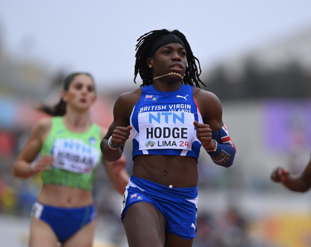 GOLD! Adaejah Hodge is now the World Under-20 200m champion!